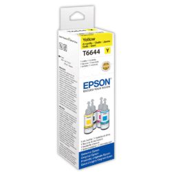 Epson T6643 Ink Refill, Yellow, Single Pack, C13T664440